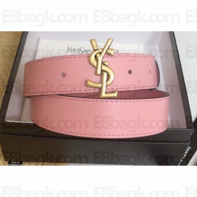 Saint Laurent Width 3cm Belt YSL09