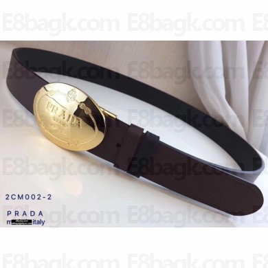 Prada Width 3.4cm Belt P42