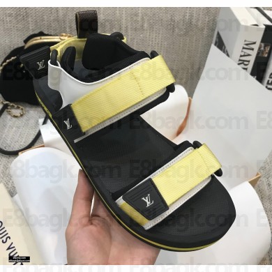 Louis Vuitton Arcade Flat Sandals Yellow 2021