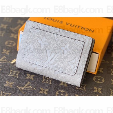 Louis Vuitton Monogram Empreinte Leather Cléa Wallet M80152 Tourterelle Beige 2021
