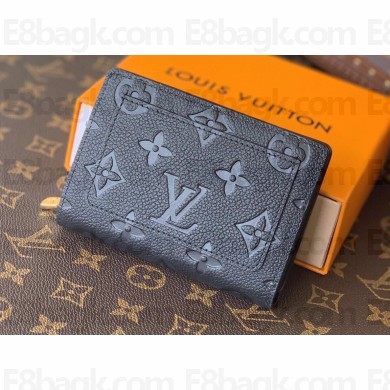 Louis Vuitton Monogram Empreinte Leather Cléa Wallet M80151 Black 2021