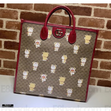 Doraemon x Gucci Medium Tote Bag 654345 Nobita 2021