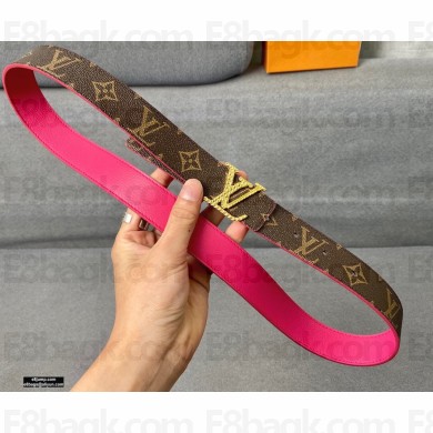 Louis Vuitton Width 3cm Belt LV107
