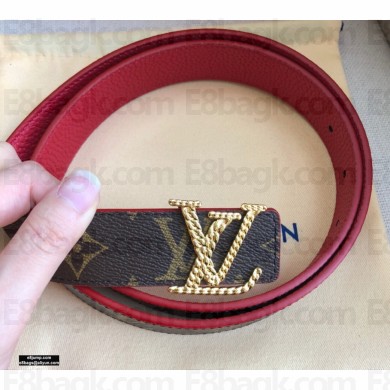 Louis Vuitton Width 3cm Belt LV113