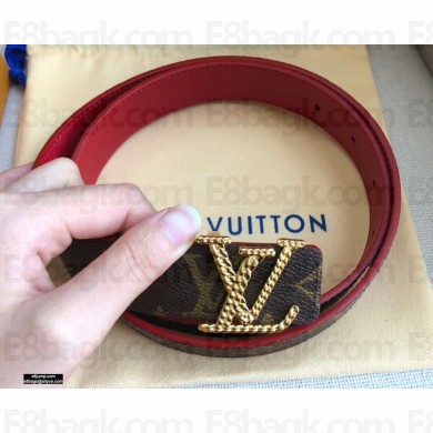 Louis Vuitton Width 3cm Belt LV115