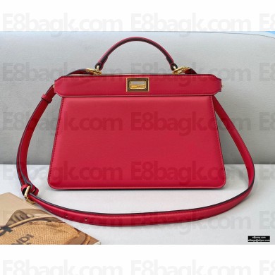 Fendi Iconic Peekaboo ISEEU East-West Bag Red 2021