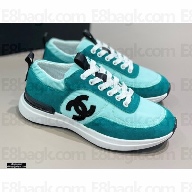 Chanel Suede Calfskin and Nylon CC Logo Sneakers G37122 06 2021
