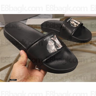 Balenciaga Logo Piscine Pool Slides Sandals 04 2021