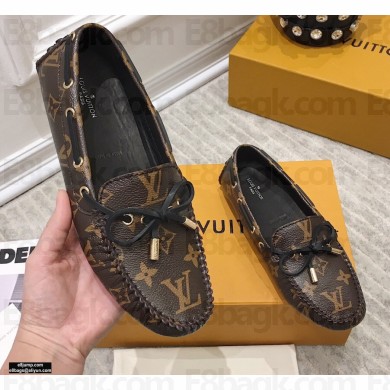 Louis Vuitton Gloria Flat Loafers Monogram Canvas 2021