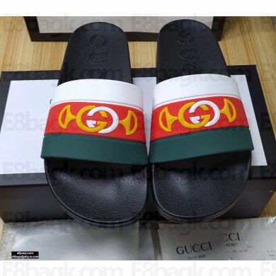 Gucci Rubber Slide Sandals 15 2021