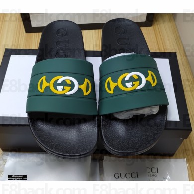 Gucci Rubber Slide Sandals 12 2021
