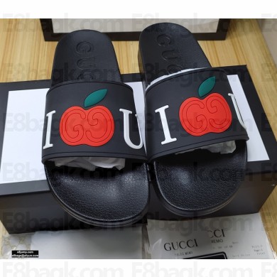 Gucci Rubber Slide Sandals 23 2021