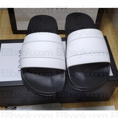 Gucci Rubber Slide Sandals 03 2021
