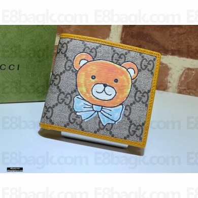 Kai x Gucci Billfold Wallet 660159 Teddy Bear 2021