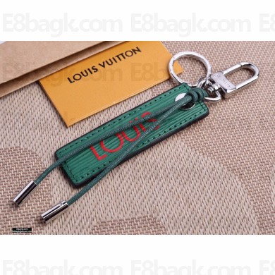 Louis Vuitton Epi Color Block LV Dual Bag Charm and Key Holder MP2554 Green/Red