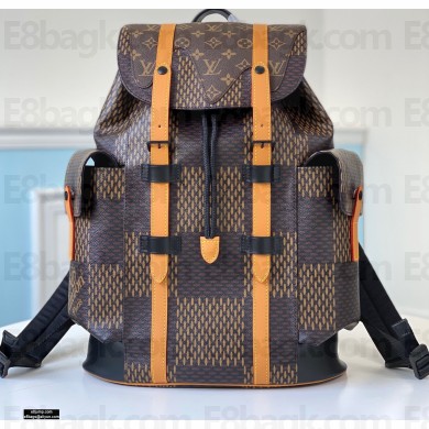 Louis Vuitton Giant Damier Ebene Canvas Christopher PM Backpack Bag N40358