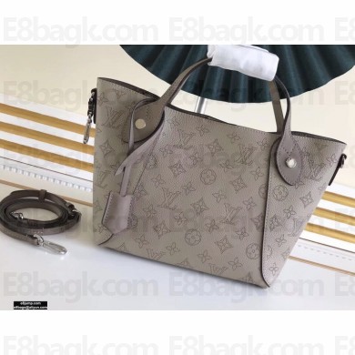 Louis Vuitton Mahina Perforated Leather Hina PM Bag M54351 Galet Gray 2021