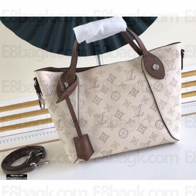Louis Vuitton Mahina Perforated Leather Hina PM Bag M51950 Creme Beige 2021
