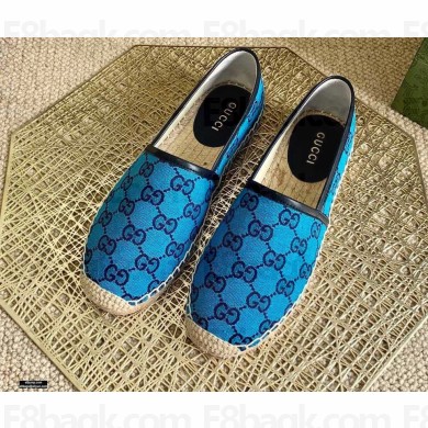 Gucci GG Multicolor Espadrilles Blue 2021