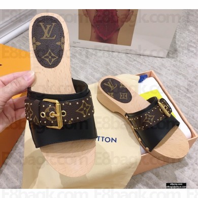 Louis Vuitton Lock It Flat Mules with Front Strap 01 2021