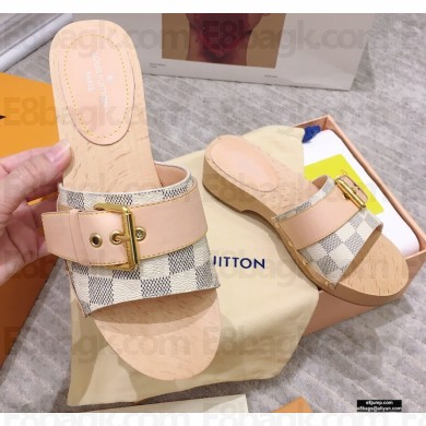 Louis Vuitton Lock It Flat Mules with Front Strap 05 2021