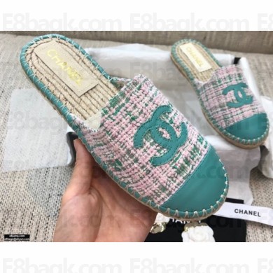 Chanel CC Logo Espadrilles Mules G37482 01 2021