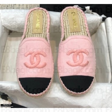 Chanel CC Logo Espadrilles Mules G37482 09 2021
