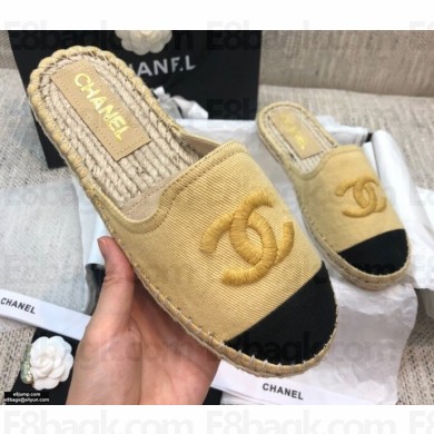 Chanel CC Logo Espadrilles Mules G37482 10 2021