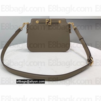 Fendi Touch Leather Bag Gray 2021