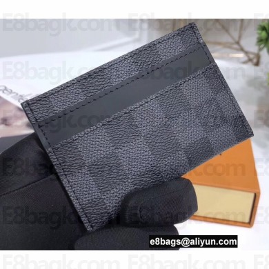 Louis Vuitton Double Card Holder Damier Graphite Canvas