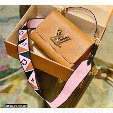 Louis Vuitton Epi Leather Twist MM Bag Karakoram M59026 Gold Cipango 2021