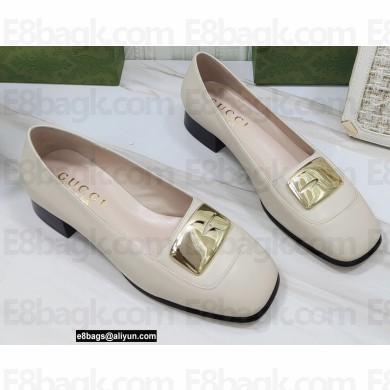 Gucci Heel 3cm Ballet Flats with G Buckle 01 2021