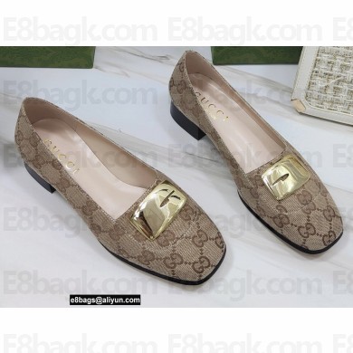 Gucci Heel 3cm Ballet Flats with G Buckle 05 2021