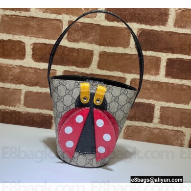 Gucci Children's GG ladybug bucket bag 666277