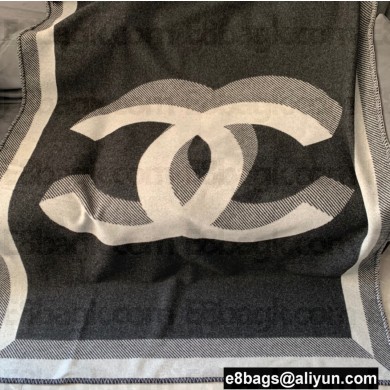 Chanel Cashmere Blanket 140x190cm Black 2021