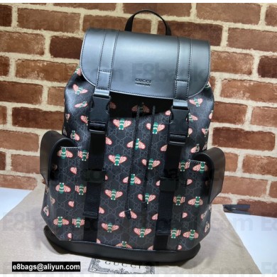 Gucci Bestiary Backpack Bag with Bees 495563 2021