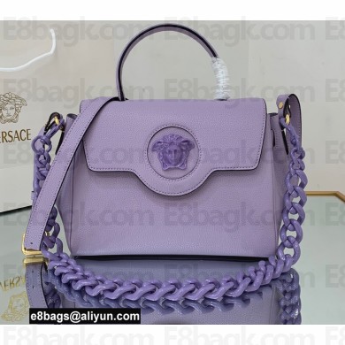 Versace La Medusa Medium Handbag Lilac 2021