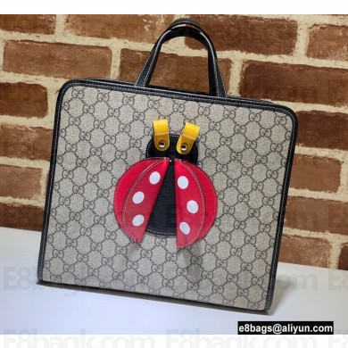 Gucci Children's GG ladybug tote bag 664083