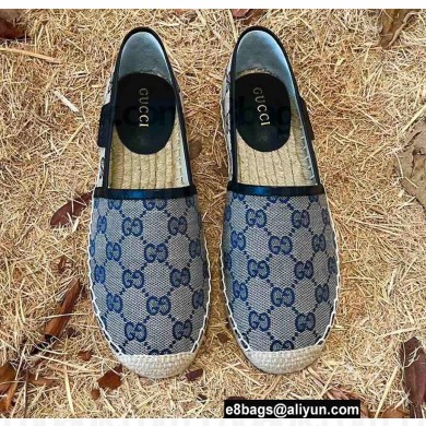 Gucci GG Canvas Espadrilles Blue 2022
