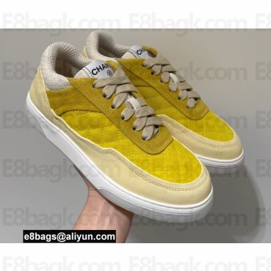 Chanel Suede Quilting Sneakers 05 2022