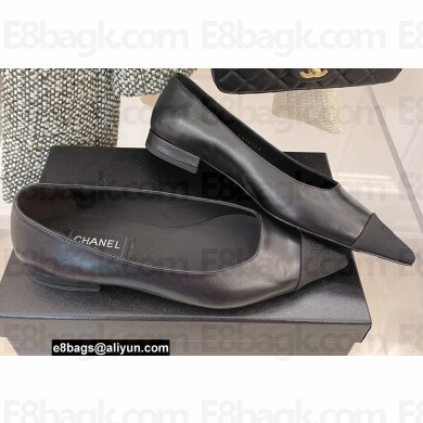 Chanel Heel 2.5cm Ballerinas Black Spring 2022