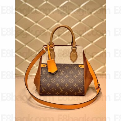 louis vuitton Monogram canvas Fold Tote PM m45388 camel