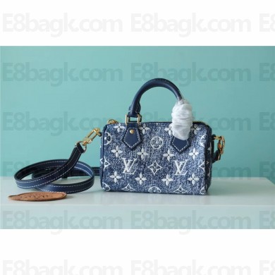 louis vuitton Micro Speedy Denim Bag Charm m00546 2022