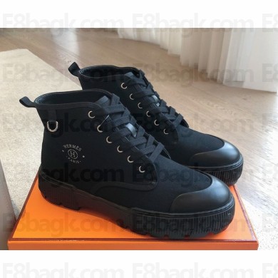 Hermes women/men Itineraire ankle boots in black 2024
