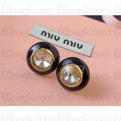 Miu Miu Plexiglas and metal earrings 2024