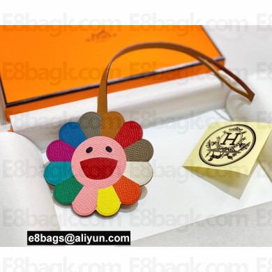 Hermes Rainbow Sunflower Bag Charm 01 2022
