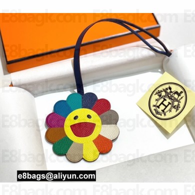 Hermes Rainbow Sunflower Bag Charm 03 2022