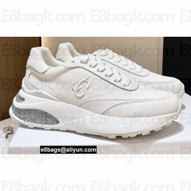 Jimmy Choo MEMPHIS LACE UP/F Trainers Sneakers White 2022