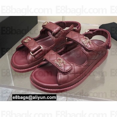 Chanel CC Logo Beach Sandals G35927 08 2022