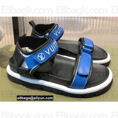 Louis Vuitton Pool Pillow Comfort Sandals Blue 2022